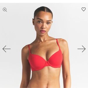 SKIMS Vibrant Red Bra